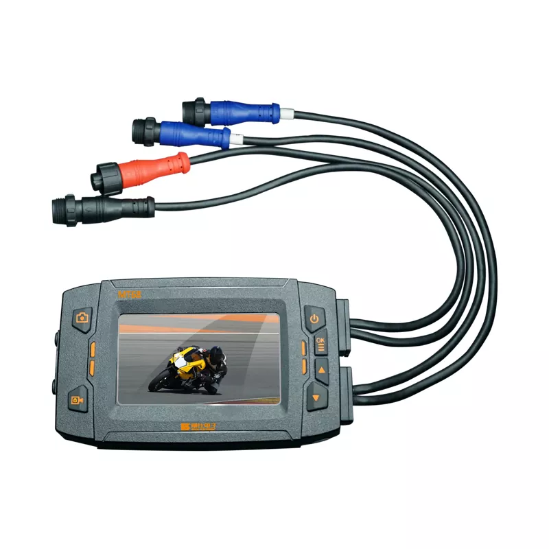 Dash cam per moto a doppia lente impermeabile IP65